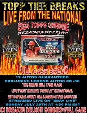 LOS ANGELES DODGERS 2024 TOPPS CHROME BREAKER DELIGHT 6 BOX FULL CASE BREAK 2921