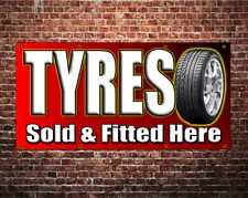 TYRES BANNER SALE FOR OUTDOOR USE WATERPROOF TYRE BANNERS WITH EYELETS PVC SIGN