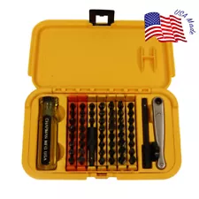 Chapman MFG Master Kit 5575 64 Part Screwdriver Set Mini Ratchet USA MADE