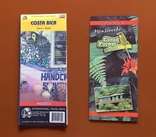 Detailed Travel Map for Costa Rica, Brochure for Monteverde Cloud Forest Lodge