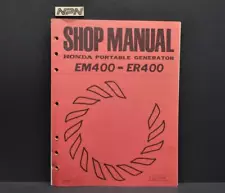 Vintage 1974 Honda EM400 ER400 Portable Generator Shop Service Repair Manual