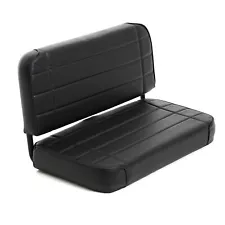 Smittybilt 8001N Black Rear Back Seat Vinyl for Jeep Wrangler YJ CJ Willys