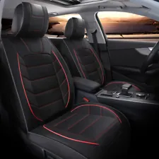 For Chrysler 300 Deluxe PU Leather Car Seat Covers 2/5-Seat Front & Rear Cushion