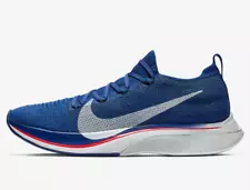 Nike Vaporfly 4% Flyknit Men 5 / Women 6.5 Deep Royal Blue AJ3857-400 White Red