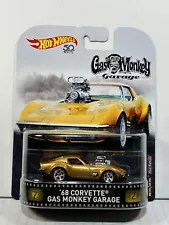 Hot Wheels 50th Retro Entertainment Gas Monkey Garage ‘68 Corvette HTF