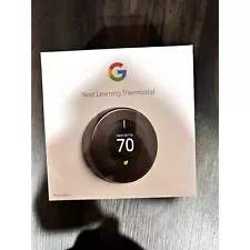 Google Nest Learning Thermostat, 3rd Gen, Mirror Black - (T3018US)