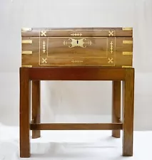 19th Century English Style Wood Writing Slope or Lap Desk