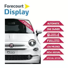 Car For Sale Sign X 25 Diesel STICKER , Windscreen Self Adhesive Display Flash