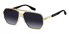 Marc Jacobs MARC 748/S Men Sunglasses Gold Black 60mm New & Authentic