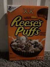 KAWS x Reese’s Puffs Cereal Box 11.5 oz Limited Edition Street Pop Art SEALED