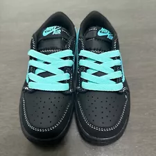 Travis Scott “Black Tiffany blue” Kids Size 12c