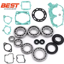 For Polaris ATV 400 400L Full Engine Gasket Bearing & Oil Seal Rebuild Kit SALE