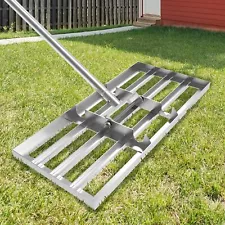 New ListingLawn Leveling Rake 17 inch, Lawn Leveler Garden Tool with Stainless Steel Han...