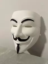 V Mask for your V for Vendetta Costume | Raw DIY Kit | Wearable Accessory