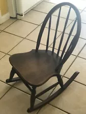 Vintage Child Size Windsor Rocking Chair