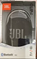 JBL Clip 4 Portable Bluetooth Speaker - Black NEW