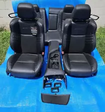 2015-2023 Dodge Challenger SRT Hellcat Front & Rear Car Seats - Black Leathe OEM