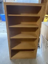 bookcase solid wood used