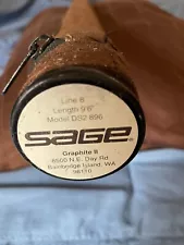 SAGE graphite 9 ft 6" Model DS2 896 Fly Rod + Reddington Fly Reel