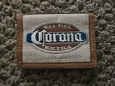 Corona Bifold Wallet by BioWorld Brown Fabric Closure Men’s