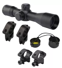 Compact 4x32 Scope + Dovetail Ring Mounts Fits Mossberg 702 802 Plinkster Rifle