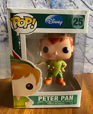 Funko POP PETER PAN #25 Series 3 AUTHENTIC DISNEY Retired Vinyl Figure