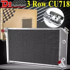 CC718 3 Row Aluminum Radiator For 1977-1982 CHEVY CORVETTE 5.7L 350CU V8 AT (For: 1982 Corvette)