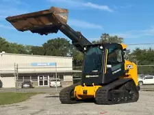 2018 JCB 3TS-8T Teleskid Skid Steer Loader Crawler A/C Cab High Flow Aux bidadoo