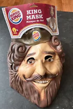 Rubie Rubber Halloween Burger King Crown Mask 2007 Officially Licensed New