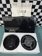 Craig V230 3-Way Car Stereo Speakers NOS