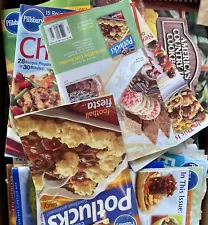 VINTAGE LOT OF 32 POUNDS OF RECIPES COOKBOOK MAGAZINE COMMUNITY LOCAL G