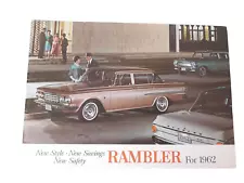 American Motors AMC Rambler Sales Brochure Catalog Specs Photos Vintage 1962