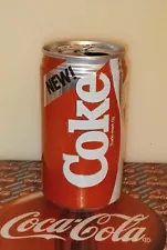 EMPTY NEW COKE collectable rare can from '85 discontinued in 2002