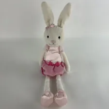 Jellycat London Tutu Lulu Ballerina White Bunny Rabbit 17” Stuffed Animal Plush
