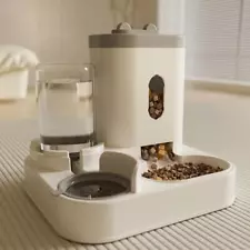 Automatic Cat Feeding and Water Dispenser Feeder Troughs for Cat Pet Accessories