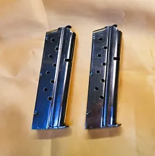 1911 PAIR OF 9mm MAGAZINES 9 Round-(2)-SELL AS PAIR -Original SPRINGFIELD ARMORY