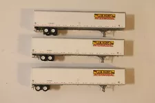 ATHEARN HO 53 FOOT WABASH DURAPLATE TRAILER SET OF 3 J B HUNT INTERMODAL