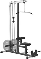 Adjustable LAT Pull Down and LAT Row Cable Machine Home Exercise Equipment