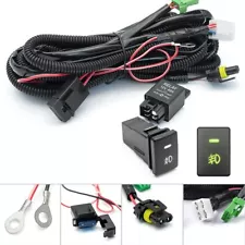 H10 H12 LED Fog Light Wiring Harness Kit w/ 40A 12V Relay+Fuse+Switch for Toyota (For: 1982 Toyota Celica)