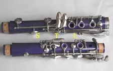 Bb Soprano Purple clarinet color Clarinet Good sound good Material