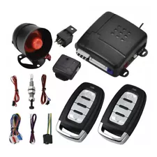 Car Alarm Security System, Keyless Entry 2 Remote Vibration Alarm Anti theft New