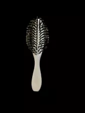 Vintage Avon Flair Hairbrush Gray 8" Nylon Bristle Made in USA EUC