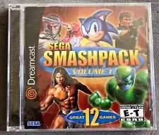 SEGA DREAMCAST GAME - Smashpack Vol 1 Not for Resale - 12 Games - FACTORY SEALED