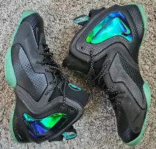 Nike Lil Penny Posite Foamposite Black Hyper Jade 2014 Flight Mens Size 11