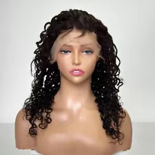 Hot Sale 20" Deep Curly 130% density lace front wig Human hair Free shipping