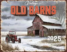 2025 Vintage Old Barns Wall Calendar-The KING Company (FREE SHIPPING)