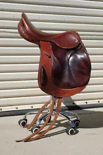 Beautiful 18” Custom Saddlery Monoflap Saddle Monte Carlo Cross Country Jump