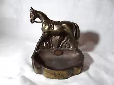 Rare Musa Isle Miami Florida Seminole Village Souvenir Horse Ashtray