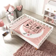 BRAND NEW! 4 PIECE CRIB BEDDING SET MOON GIRL NOW IN STOCK