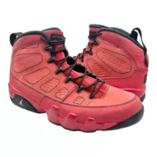 Air Jordan 9 Retro Motorboat Jones Red (302370-645) Men's Sz 10 Preowned